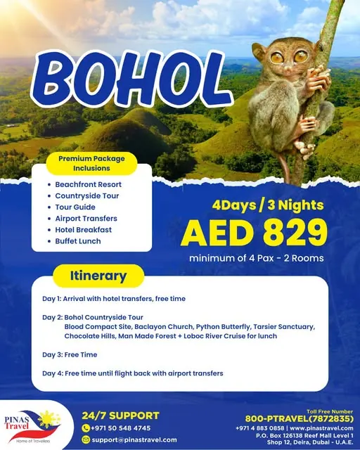 Bohol 4 Days / 3 Nights All-In Adventure, Bohol, Philippines