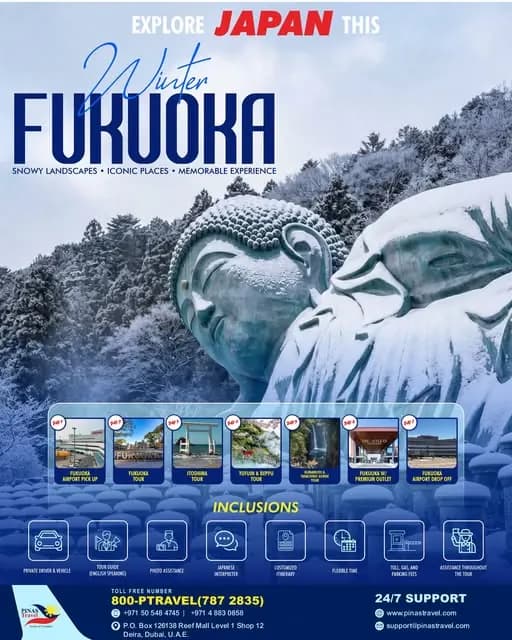 Fukuoka Winter Tour — 7 Days, Fukuoka, Japan