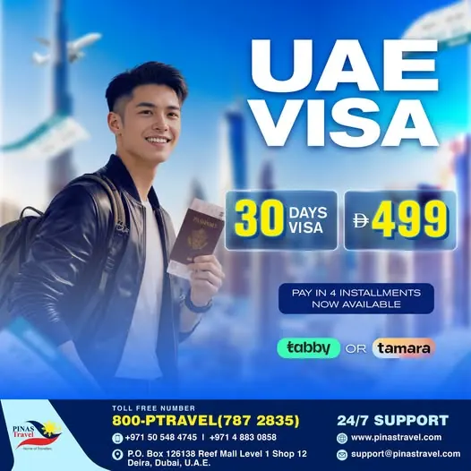 UAE 30-Day Visa with Ticket Package poster